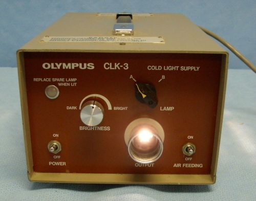 Olympus Cold Light Supply Model #CLK-3- Console Only