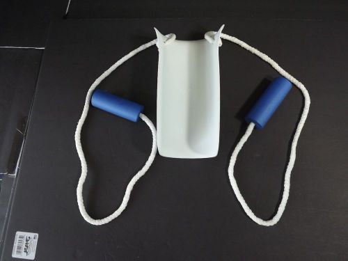 Sock assistant stocking aid, white color, nylon cord with blue handles for sale