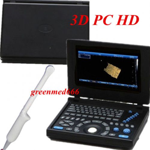 10.4inch3d full digital laptop ultrasound scanner +6.5mhz transvaginal probe pc for sale