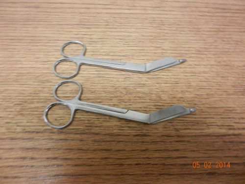 Lister Bandage Scissors 5.5&#034; Pakistan Steel NEW 2pcs