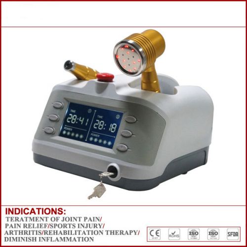 2014 2 probes physiotherapy body pain relief/diode low level laser therapy lllt for sale