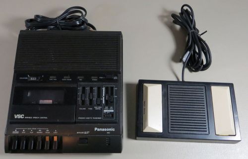 PANASONIC VSC VARIABLE SPEECH CONTROL RR-830 W/ FOOT PEDAL RP-2692 UNTESTED USED