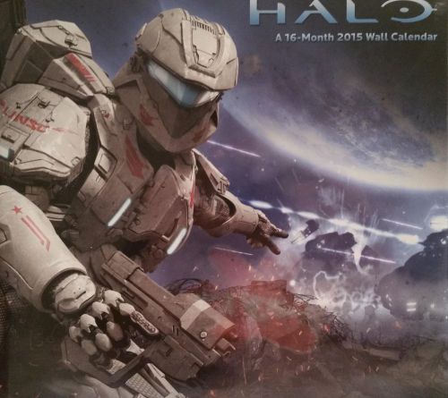2015 HALO Wall Calendar NEW &amp; SEALED XBox Video Game PS3 PS4