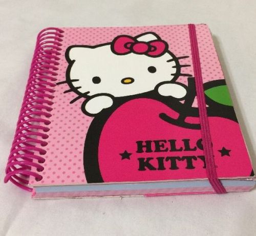 Hello Kitty Agenda Daily Weekly Monthly Day Planner Notebook Sticky Notes 240 Pg