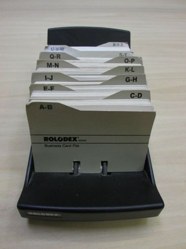 Vintage ROLODEX NVIP-24 Desk Top Card File