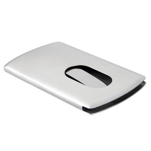 Stainless Steel Name Business Credit Card Holder Case SP