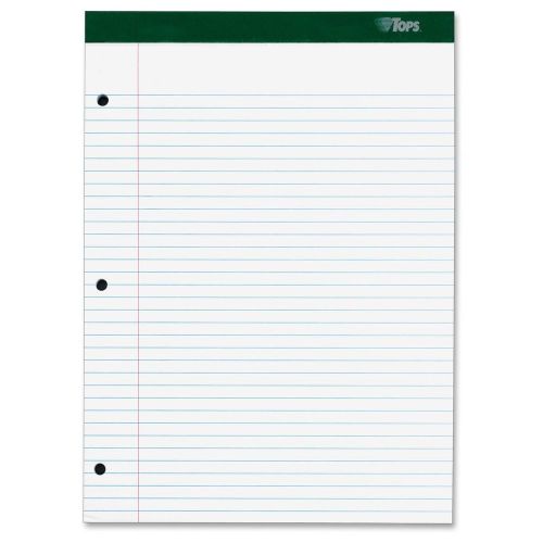 Docket writing tablet legal paper note pad 8.5&#034;x11.75&#034; perforated college office for sale