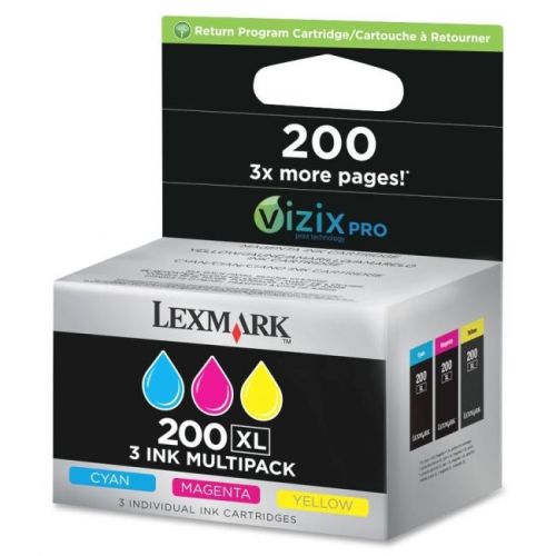 Lexmark supplies 14l0269 combo pk 200xl cyn mag yellow for sale