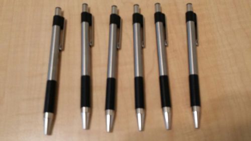Set of 6 Zebra F-301 Black Ballpoint Pens Fine Point 0.7mm Free Shipping