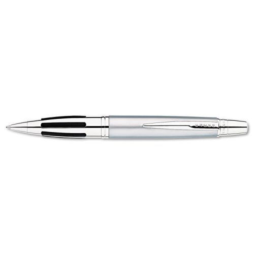 Cross contour ballpoint retractable solvent pen, stain chrome - croat03221 for sale
