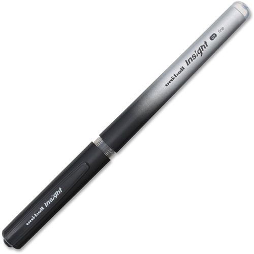 Uni-ball Rollerball Pen - 0.7 Mm Pen Point Size - Black Ink - Black, (1802658)