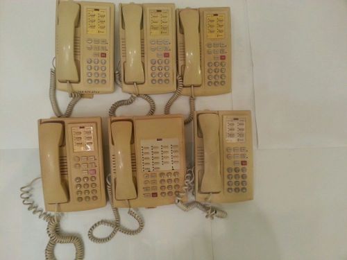 Avaya Partner (5) 6 Non Display White Phones &amp; (1) 18 Non Display Telephone