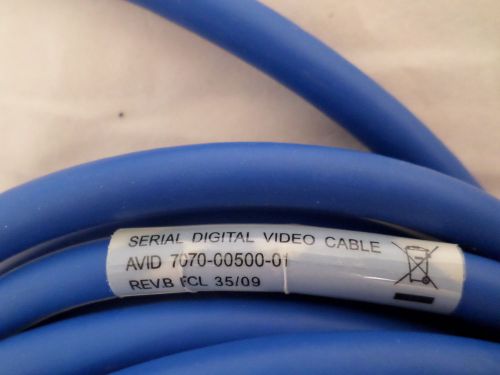 AVID factory Serial Digital video cable, approximately 10&#039; long