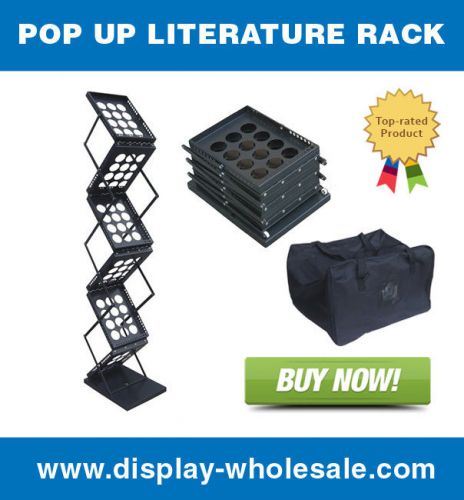 Pop-up Brochure Holder / Literature Rack for Magazines!