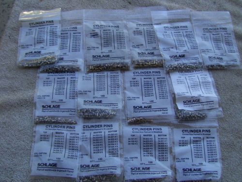 14 bags ( 100 pins each )   Schlage Rekey  Locksmith Rekeying Pins