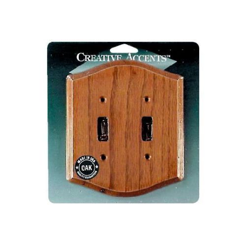 Country Oak Switch Wall Plate-RED OAK 2-TOG WALL PLATE