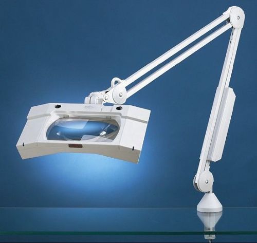 Luxo 17847lg wave+plus light gray magnifier w/30-inch arm for sale