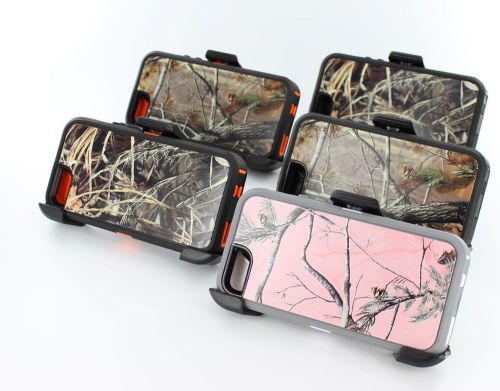 NEW Hunter Camo Defender Phone Case W Screen protector  iPhone5S Water Resistant