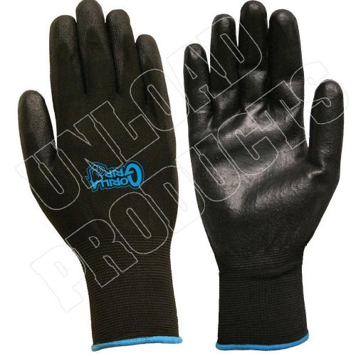 1 Pr Genuine Maximum Gripping Work Gloves Grease Monkey Large Gorilla Grip