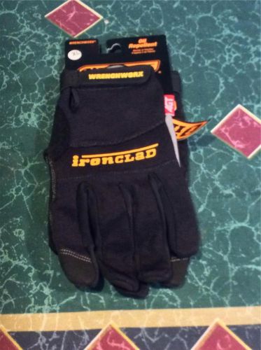 IRONCLAD WRENCHWORX Oil Repellent WORK GLOVES Red Tag Series Size L