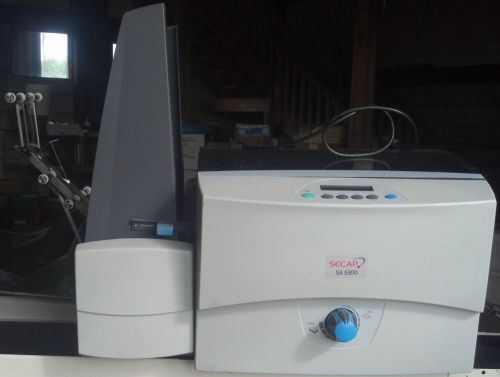 Secap SA5300 30K Addressing Printer W/Feeder and TC48 Conveyor and Dryer
