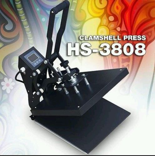 NEW! 15&#034; x 15&#034; LCD Clamshell Heat Press Transfer T-Shirt Machine!