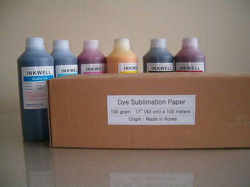 Dye sublimation paper 17&#034; x 100 meter for ink for sale