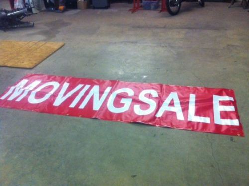 3&#039;x 10&#039; Heavy Duty Moving Sale Banner Grommeted