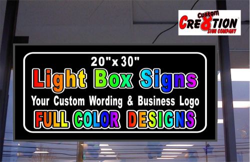 20&#034; x 30&#034; led light box sign with your custom wording, tradeshow, store windows for sale