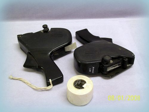 2 vtg. 1983 primark labeling guns l-14 &amp; l-24 w/ 2 rolls of tags&amp; instructions for sale