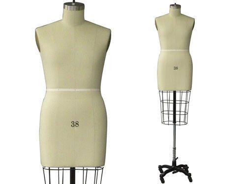 Professional working dress form, mannequin, male half size 38, w/hip for sale