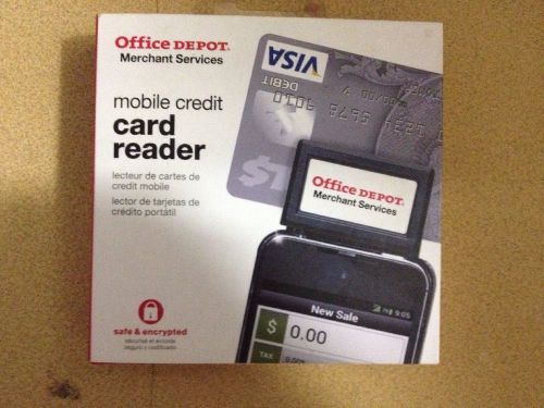 Office Depot Mobile Credit Card Reader~iOS~Android~iPhone~New in Box~