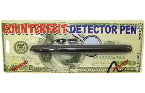 Counterfeit Currency Detector Money Pen Point of Sale Stop Retail Fraud # 41165