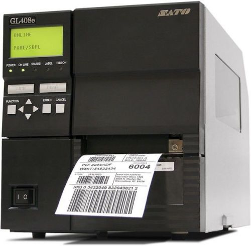 New sato gl408e tt/dt label printer wwgl08001 for sale