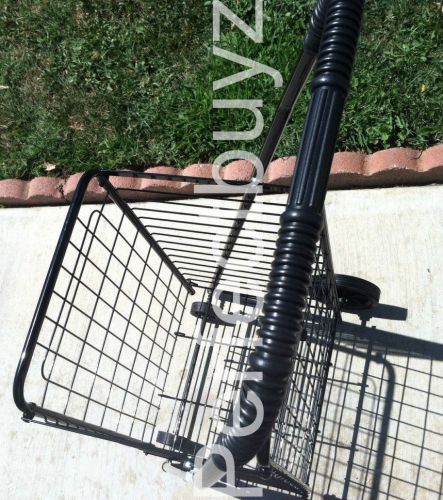 Small size black shopping/laundry   cart easy to fold n store durable steel new for sale