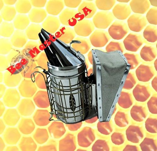 Pro&#039;s Choice Best Bee Hive  Smoker  Stainless Steel with Heat Shield Small Size.