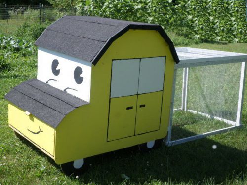 The chic mobile chicken coop for sale