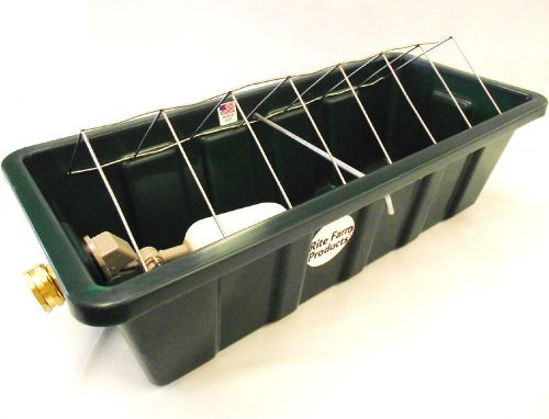 18&#034; forest green automatic chicken trough waterer poultry duck hen coop house for sale