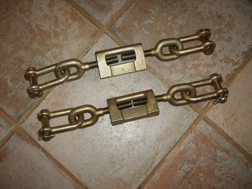 Pair of check chain assemblies to fit john deere tractor 2130 3130 2140 2850n for sale