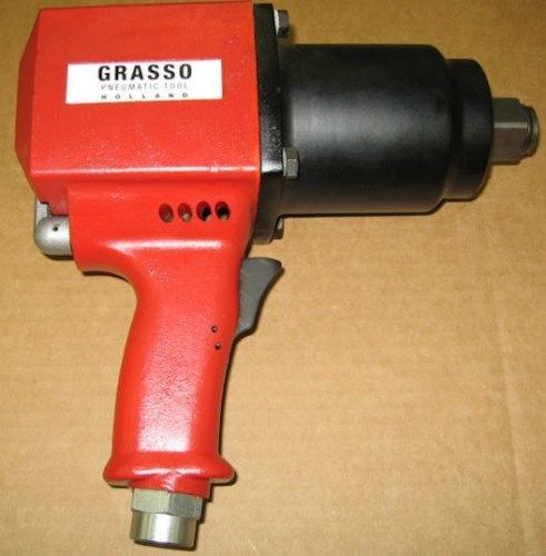 New Pneumatic 1&#034; Impact Wrench Grasso Air