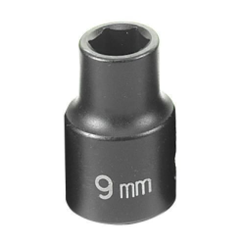 Grey Pneumatic 1009M 3/8&#034; Drive Standard Metric Impact Socket - 9mm