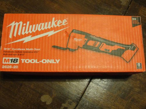 MILWAUKEE 2626-20 M18 CORDLESS MULTI TOOL ONLY NEW