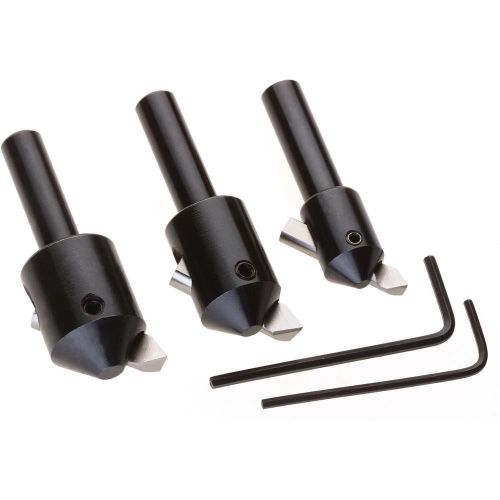 NEW Grizzly H7537 Round Fly Cutter Set, 3-Piece