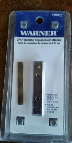New Warner 2 3/8&#034; Carbide Replacement Blade, 160971