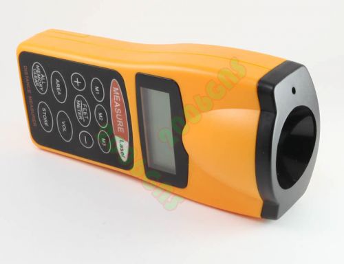 New promotions lcd ultrasonic laser meter pointer distance measurer range 60ft for sale