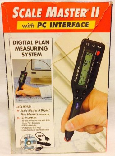 Scale Master II 2 w/ PC Interface Digital Plan Measuring System Calculated 6325