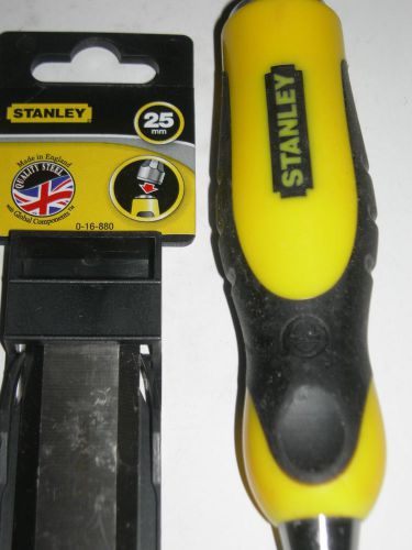 stanley 0-16-880 25mm width chisel with strike cap brand new use with dewalt