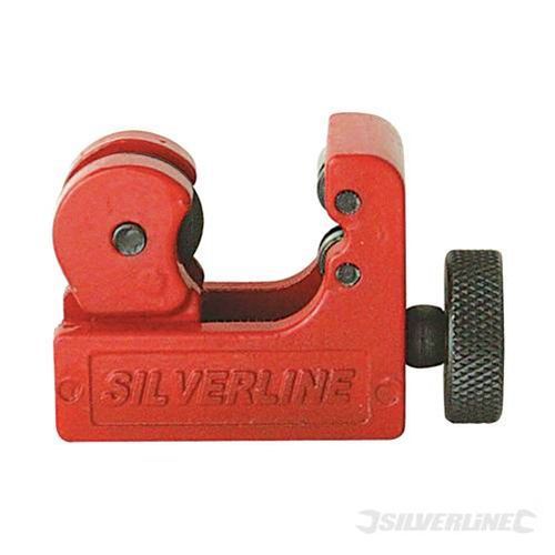 Silverline plumbing plumbers mini tube copper pipe cutter 3mm-22mm heavy duty for sale