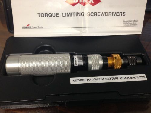 UTICA TS-100 Torque Limiting Screw Driver