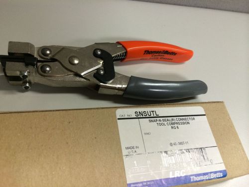 Thomas &amp; betts snsutl snap-n-seal compression crimp tool for sale